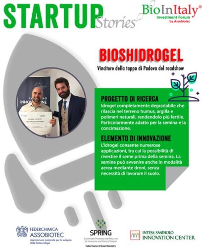 BioInItaly grants to BiosHydrogel its award